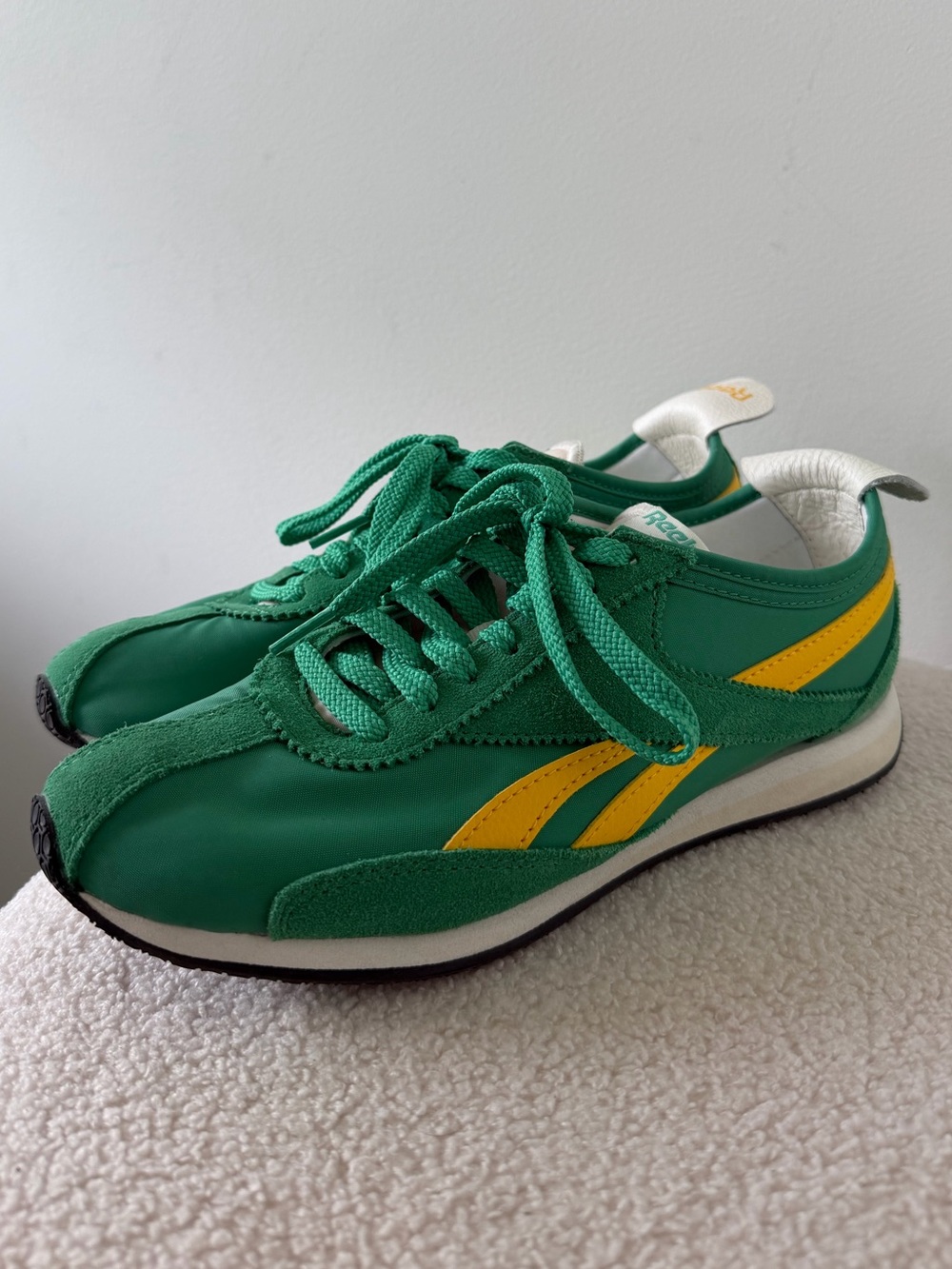Reebok R400 Shoes Green + Yellow